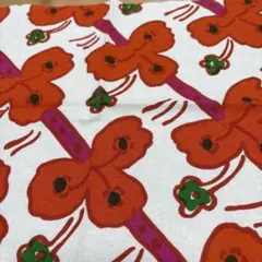 マリメッコヴィオラヴィンテージ花柄コットン生地