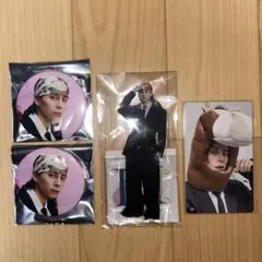 西洸人 popup アクリルスタンドキーホルダー 缶バッジ セット