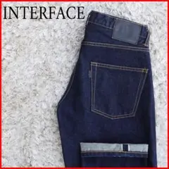 【美品】Interface インターフェイス ジーンズ セルビッジ 赤耳
