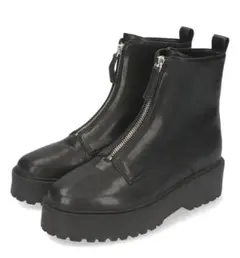 オリエンタルトラフィック 厚底 フロントジップブーツ Sサイズ