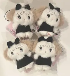 mikko BLACK RIBBON マスコット スフレ 4点セット