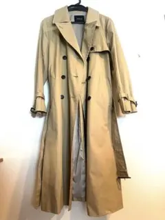 アンタイトル ロングトレンチコート　ベージュ手洗い可　撥水
