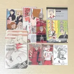 ハイキュー!! 灰羽リエーフ アリサ 山本あかね コースター バボカ ステッカー
