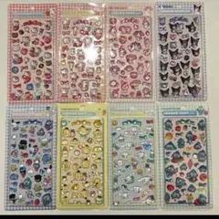 サンリオ ボンボンドロップシール　8枚コンプリートセット