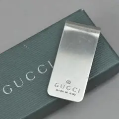 美品 グッチ マネークリップ プレート シルバー 箱付き GUCCI スリムのサムネイル