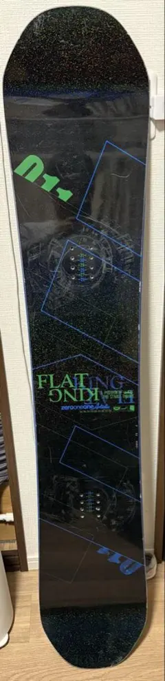 FLATLINE スノーボード ブラック/グリーン