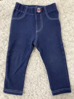 EDWIN ネイビー デニム風　パンツ