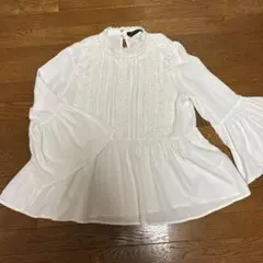 ZARA レース　ブラウス