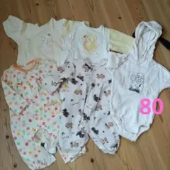 長袖ロンパース　まとめて4枚セット