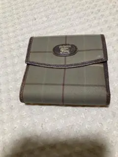 Burberry チェック柄 三つ折り財布