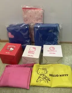 ハローキティ　マグカップ　エコバッグ　ブランケット　ティッシュボックス　8点