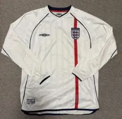 2002 イングランド代表 ユニフォーム 柴田ひかり　ベッカム　 長袖 UMBRO イングランド代表ユニフォーム ベッカム 2002 柴田ひかり - メルカリ