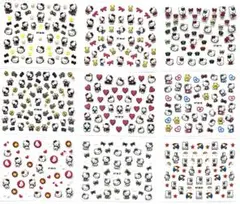 ハローキティ ネイルシールセット 9シート KT-M-08 KT-M-04