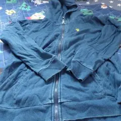 U.S. POLO ASSN. ダークブルー パーカー 160