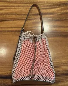 ZARA メッシュ巾着　バッグ