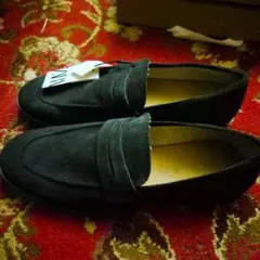 ケ*4様 ZARA ブラック スエード ローファー