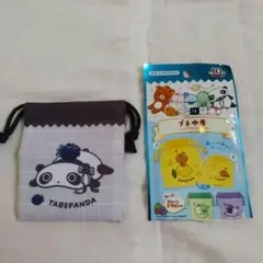 新品＆匿名　たれぱんだ プチ巾着 サンエックスユニバースのサムネイル