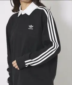 即購入⭕️即日発送⭕️アディダスオリジナル　ラグビーポロのサムネイル