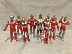 【週末割引】 ウルトラマン ソフビセット 9体