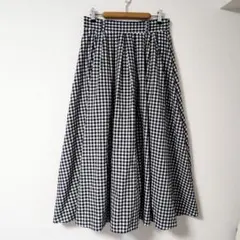 チェック ロングスカート Lサイズ