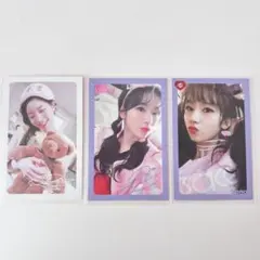 TWICE トレカ 3枚セット ダヒョン サナ