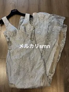 angelr ロングドレス　S レース　グレー　irma glossy rans