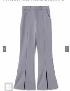 グレイル　センター切り替えスリットフレアパンツ[k8385u]
