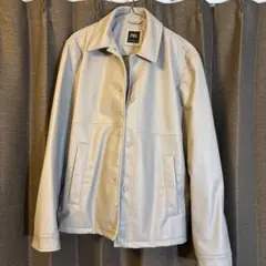 ZARA フェイクレザージャケット ホワイトのサムネイル