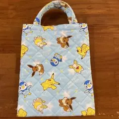 ポケモン マルチケース バッグ キルト ピカチュウ イーブイ ポッチャマ