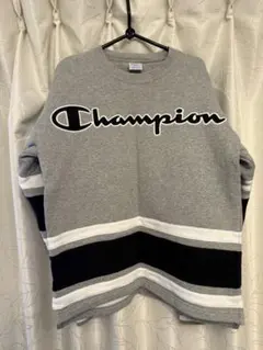 Champion XLARGE スウェット トレーナー グレー