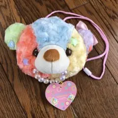 KAWAII BEAR カワイイ ベア　パステルショルダーバッグ　フェイスポーチ