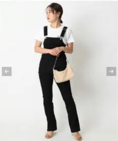 U by spick&span タイトデニムオールインワンのサムネイル