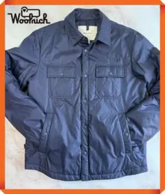 【WOOLRICH】ウールリッチ 中綿シャツジャケット ネイビー 軽量アウターのサムネイル