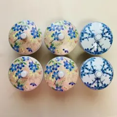 【来客セット】湯呑・茶托 各12点＋おしぼり受け 5点セット