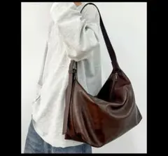 florist レザータッチワイドショルダーバッグ メンズ レディース