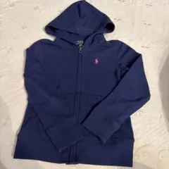 Polo Ralph Lauren トップス　ネイビー　パーカー　130