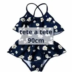 tete a tete テータテート 花柄 ワンピース 水着 女の子