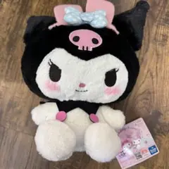 マイメロディ・クロミ　おそろいカチューシャBIGぬいぐるみ　マスコット　くじ