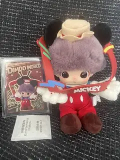 DIMOO WORLD × DISNEY シリーズ ぬいぐるみ キーチェーン DIMOO ディムー WORLD × DISNEY シリーズ ぬいぐるみキーチェーン