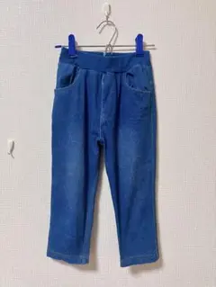 美品☆petit main☆七分丈デニムパンツ 130
