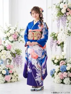 高級　振り袖　フルセット　刺繍半襟付長襦袢　銀彩加工　成人式　61のサムネイル