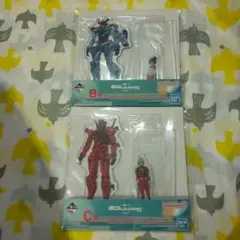 一番くじ　ガンダム　ジークアクス　vol.2　B賞　C賞　アクリルスタンド