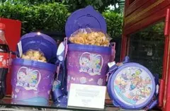 香港ディズニー 20周年 ダッフィー&フレンズ 折り畳める ポップコーンバケツ