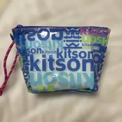 よ*し様 kitson クリアポーチ ブルー ロゴ入りのサムネイル