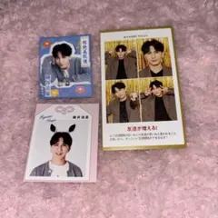 WEST. ジャニーズWEST 藤井流星 TVガイド 厚紙カード切り抜き セット