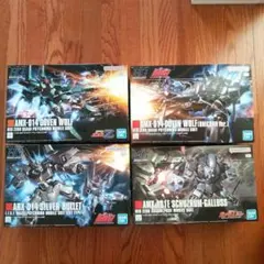 HGUCシュツルム・ガルス、ドーベンウルフ2種、シルヴァ・バレト 新品