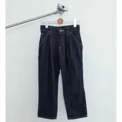 Lee ワイドテーパードデニム ペインターパンツ kids 130 インディゴ