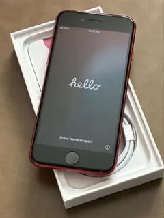 iPhone se 第2世代 64GB simフリー RED 箱 充電ケーブル付