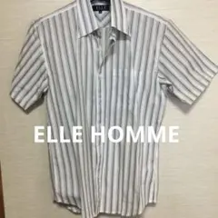 し*ん様 ELLE HOMME 半袖シャツ 46 ストライプのサムネイル
