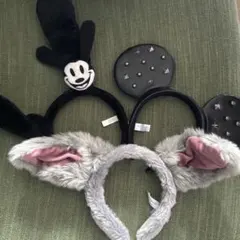 ディズニー カチューシャ わんわん物語　セット